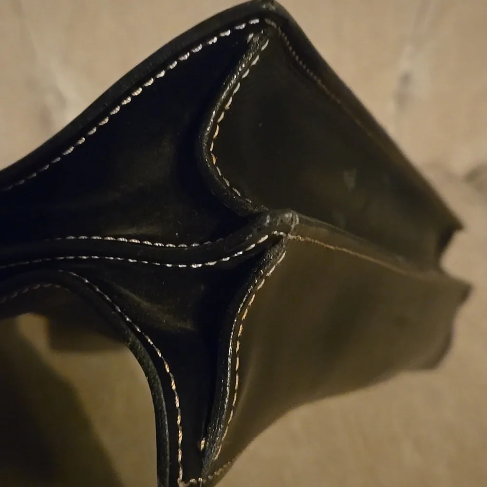 Barantani Briefcase Leather Rehab Black